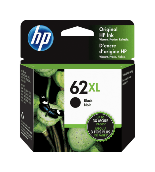 Cartucho de Tinta HP 62XL Negra Original
